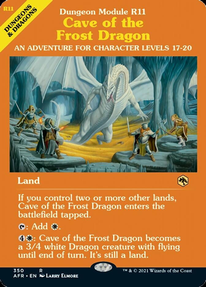 Cave of the Frost Dragon (Dungeon Module) [Dungeons & Dragons: Adventures in the Forgotten Realms] MTG Single Magic: The Gathering  | Multizone: Comics And Games