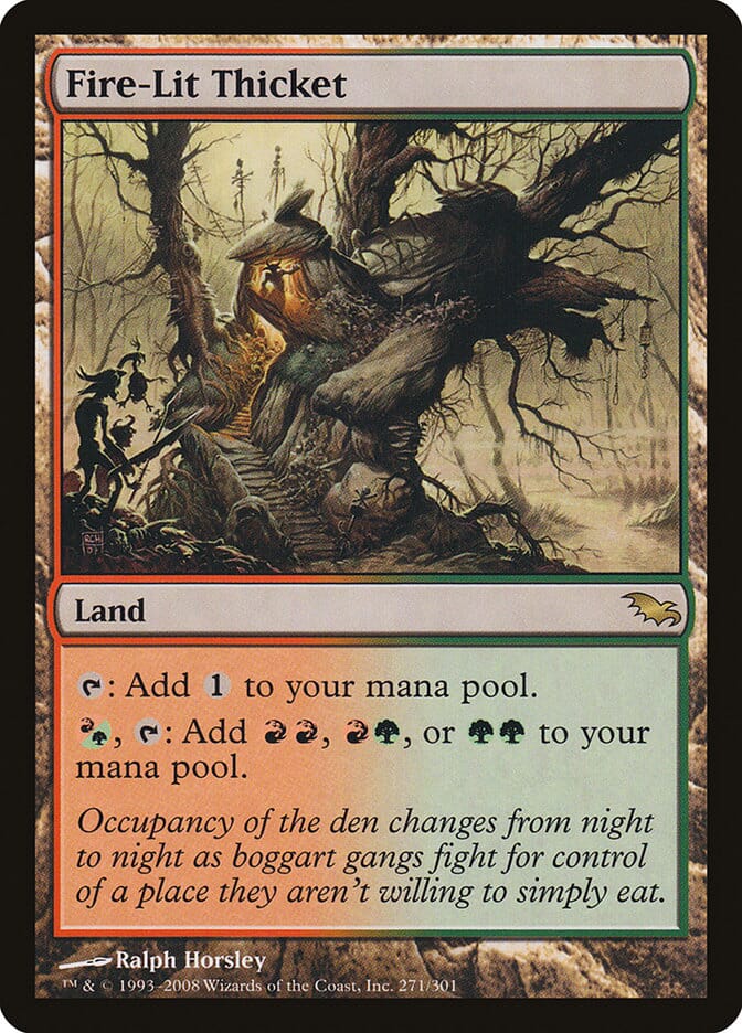 Fire-Lit Thicket [Shadowmoor] MTG Single Magic: The Gathering  | Multizone: Comics And Games