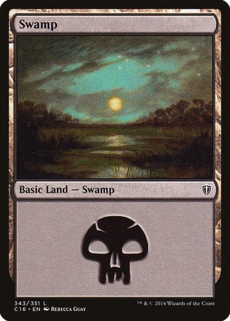 Swamp (343) [Commander 2016] MTG Single Magic: The Gathering  | Multizone: Comics And Games