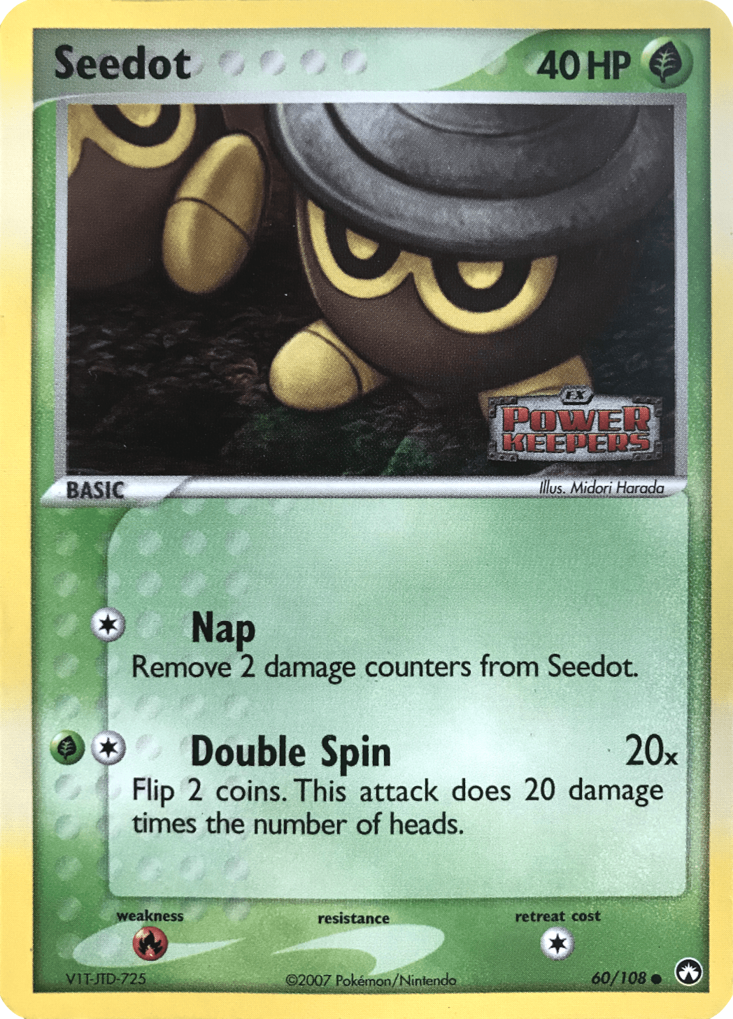 Seedot (60/108) (Stamped) [EX: Power Keepers] Pokemon Single Pokémon  | Multizone: Comics And Games