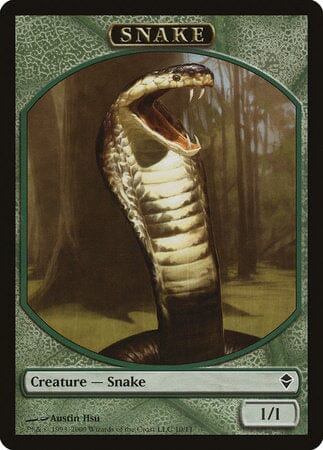 Snake Token [Zendikar Tokens] MTG Single Magic: The Gathering  | Multizone: Comics And Games