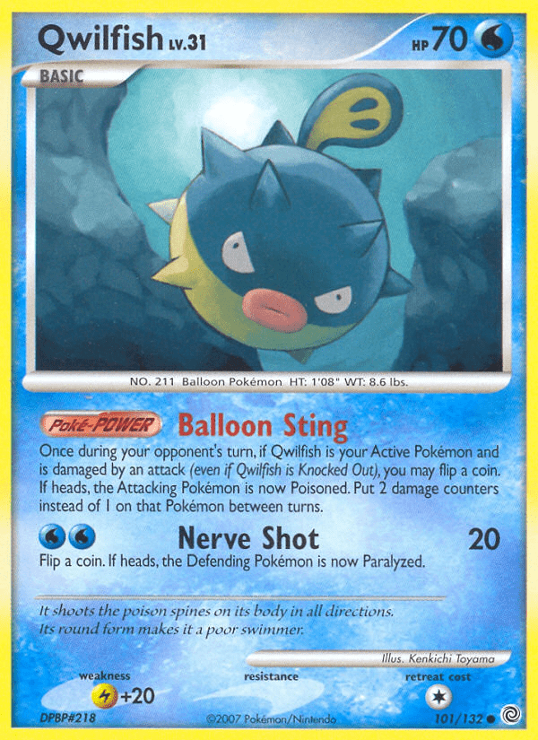 Qwilfish (101/132) [Diamond & Pearl: Secret Wonders] Pokemon Single Pokémon  | Multizone: Comics And Games