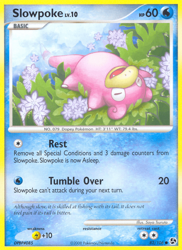 Slowpoke (82/106) [Diamond & Pearl: Great Encounters] Pokemon Single Pokémon  | Multizone: Comics And Games