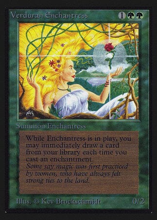 Verduran Enchantress (IE) [Intl. Collectors’ Edition] MTG Single Magic: The Gathering  | Multizone: Comics And Games