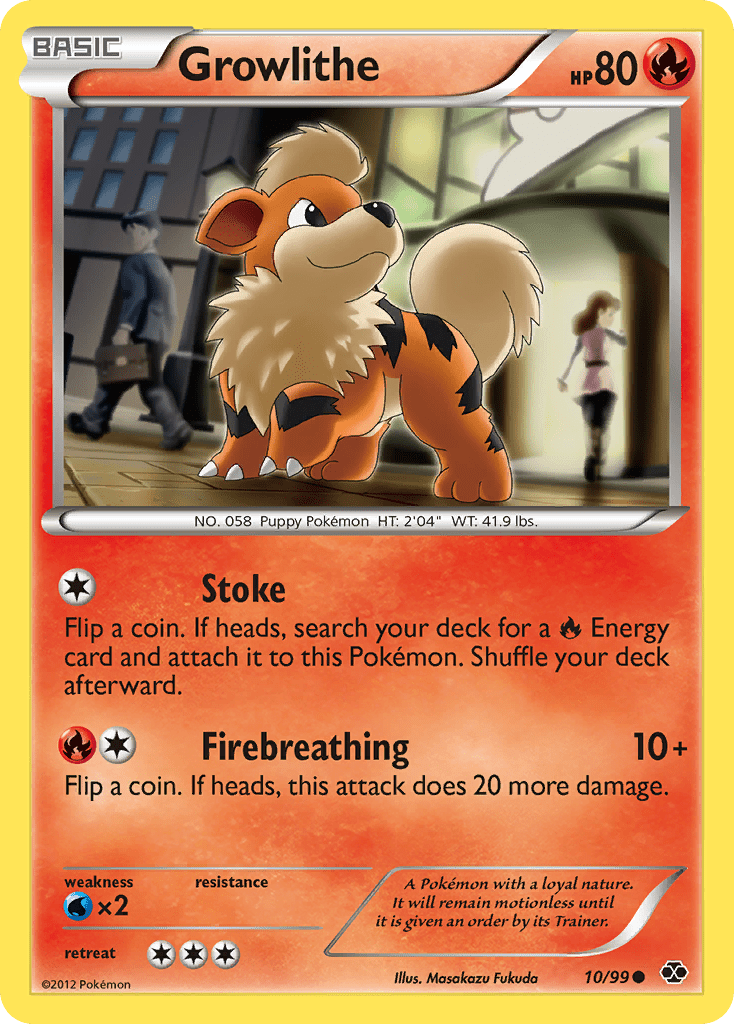 Growlithe (10/99) [Black & White: Next Destinies] Pokemon Single Pokémon  | Multizone: Comics And Games