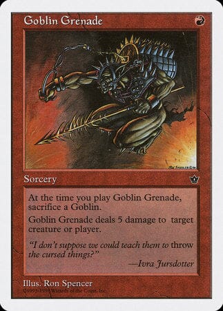 Goblin Grenade [Anthologies] MTG Single Magic: The Gathering  | Multizone: Comics And Games