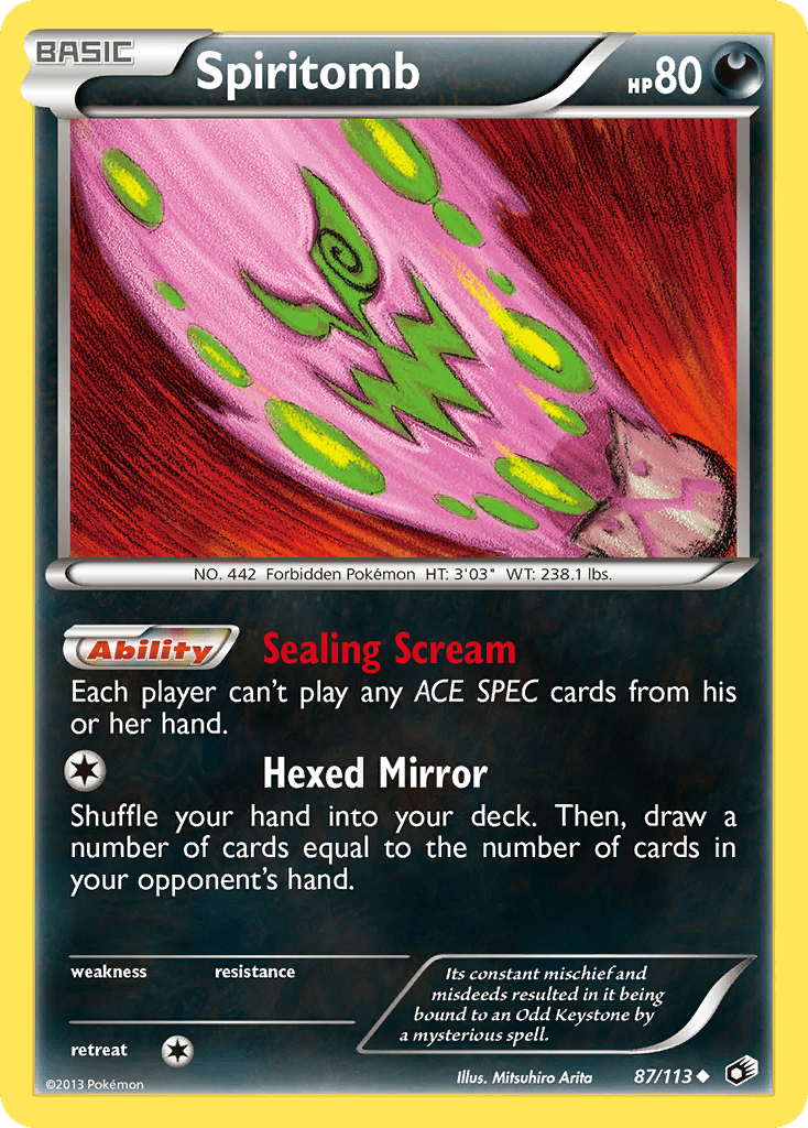 Spiritomb (87/113) [Black & White: Legendary Treasures] Pokemon Single Pokémon  | Multizone: Comics And Games