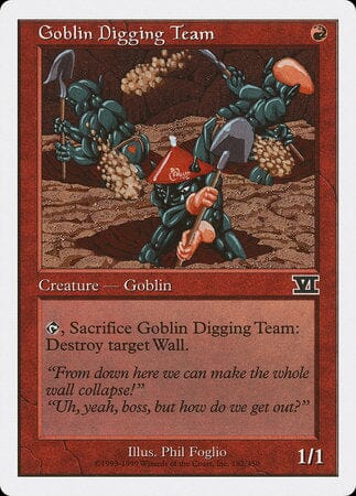 Goblin Digging Team [Classic Sixth Edition] MTG Single Magic: The Gathering  | Multizone: Comics And Games