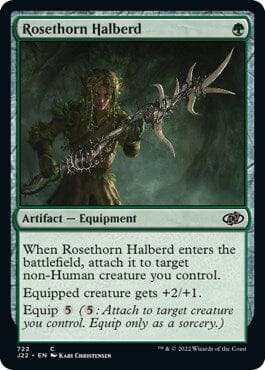 Rosethorn Halberd [Jumpstart 2022] MTG Single Magic: The Gathering  | Multizone: Comics And Games