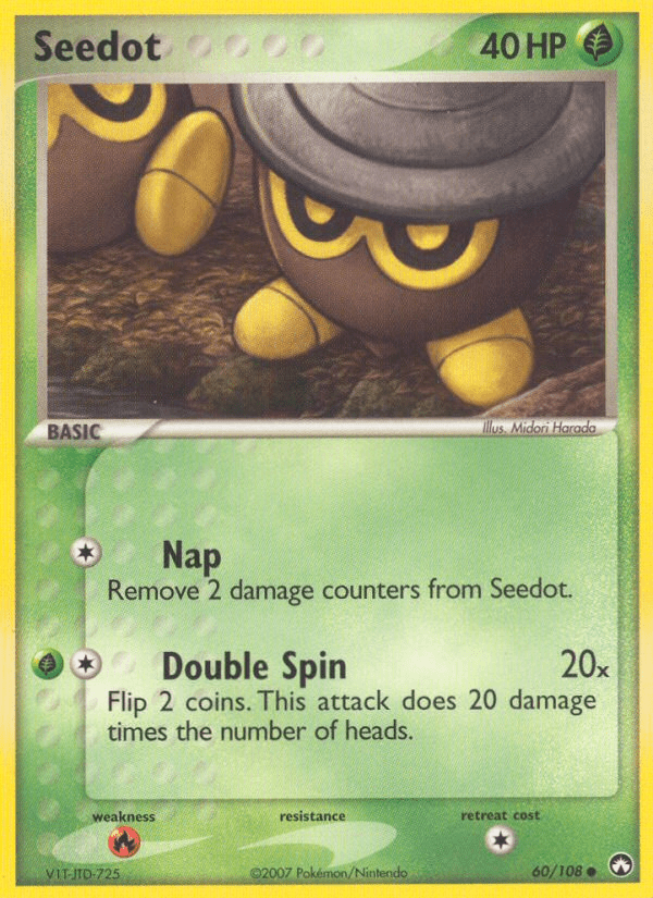 Seedot (60/108) [EX: Power Keepers] Pokemon Single Pokémon  | Multizone: Comics And Games