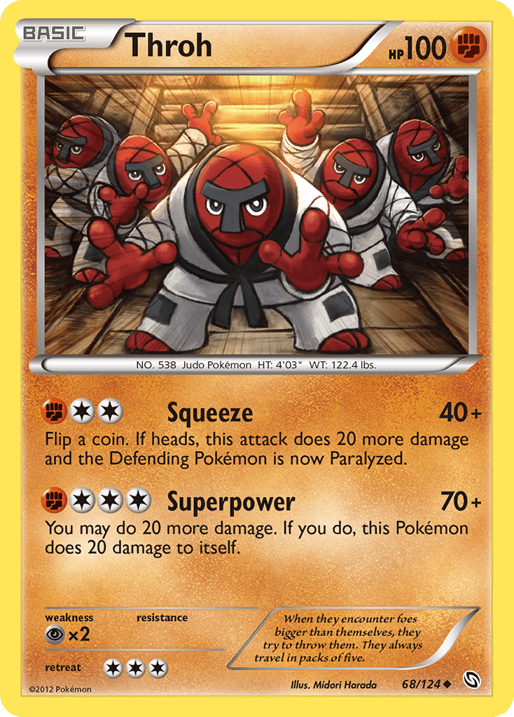 Throh (68/124) [Black & White: Dragons Exalted] Pokemon Single Pokémon  | Multizone: Comics And Games