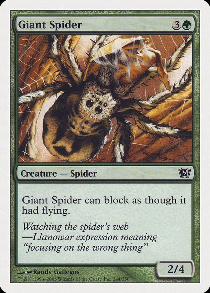 Giant Spider [Ninth Edition] MTG Single Magic: The Gathering  | Multizone: Comics And Games
