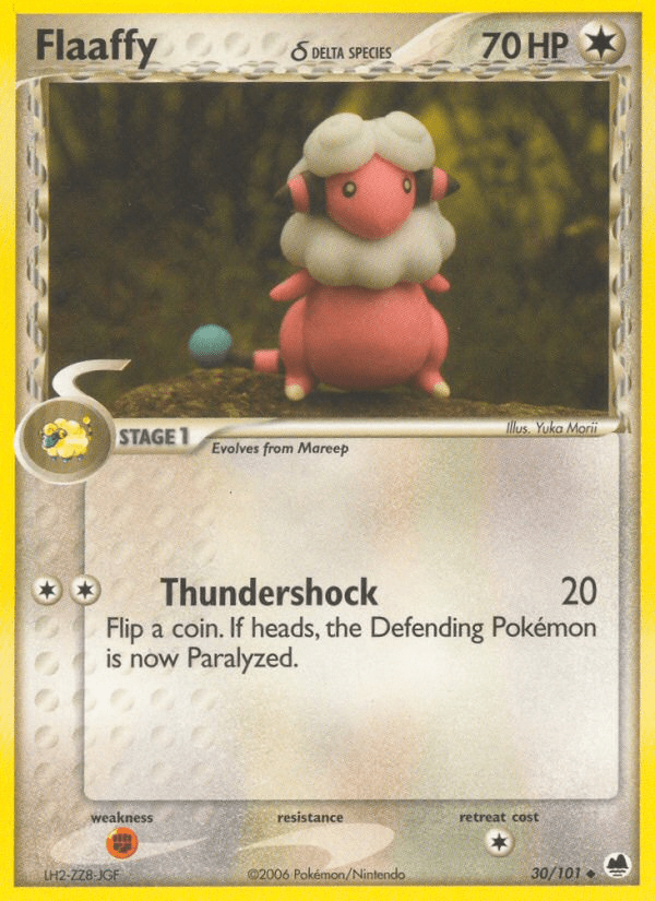 Flaaffy (30/101) (Delta Species) [EX: Dragon Frontiers] Pokemon Single Pokémon  | Multizone: Comics And Games