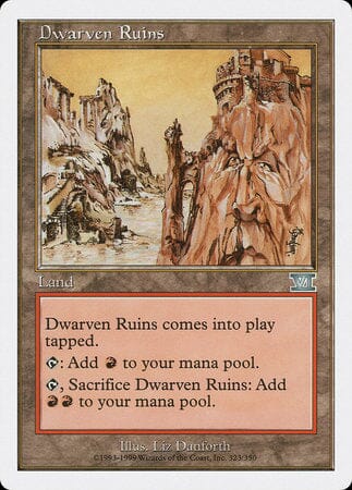 Dwarven Ruins [Classic Sixth Edition] MTG Single Magic: The Gathering  | Multizone: Comics And Games
