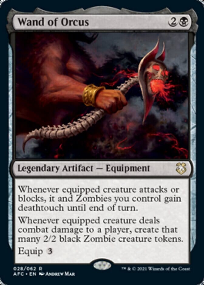 Wand of Orcus [Dungeons & Dragons: Adventures in the Forgotten Realms Commander] MTG Single Magic: The Gathering  | Multizone: Comics And Games