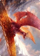 Goldspan Dragon Art Card [Kaldheim: Art Series] MTG Single Magic: The Gathering  | Multizone: Comics And Games