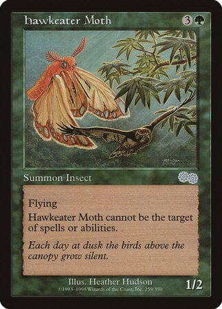 Hawkeater Moth [Urza's Saga] MTG Single Magic: The Gathering  | Multizone: Comics And Games