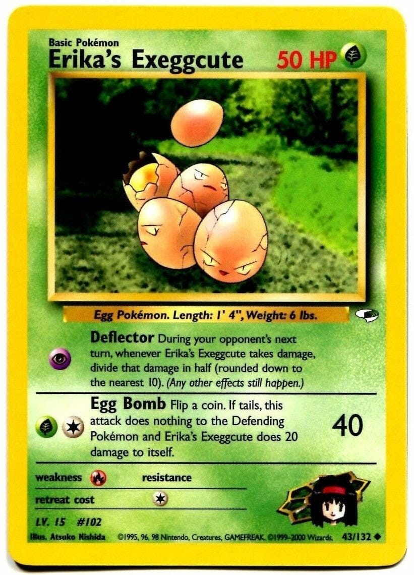 Erika's Exeggcute (43/132) [Gym Heroes Unlimited] Pokemon Single Pokémon  | Multizone: Comics And Games