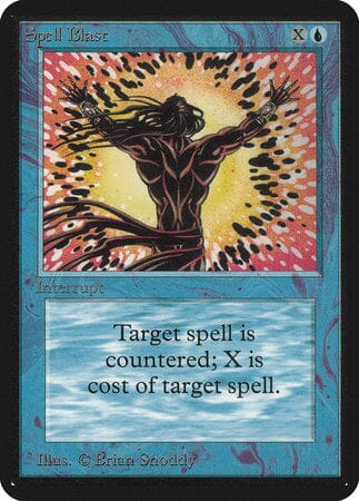Spell Blast [Limited Edition Alpha] MTG Single Magic: The Gathering  | Multizone: Comics And Games