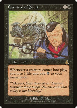 Carnival of Souls [Urza's Destiny] MTG Single Magic: The Gathering  | Multizone: Comics And Games