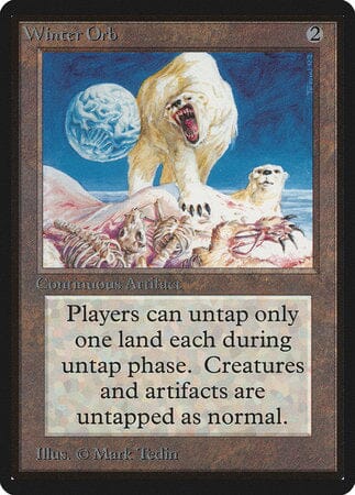 Winter Orb [Limited Edition Beta] MTG Single Magic: The Gathering  | Multizone: Comics And Games