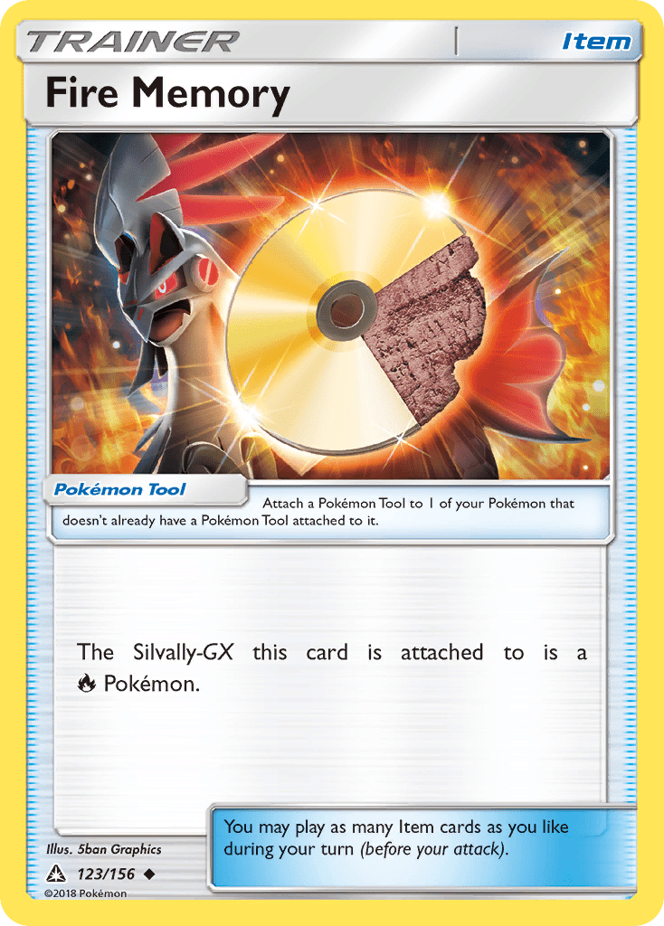 Fire Memory (123/156) [Sun & Moon: Ultra Prism] Pokemon Single Pokémon  | Multizone: Comics And Games
