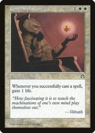 Contemplation [Stronghold] MTG Single Magic: The Gathering  | Multizone: Comics And Games