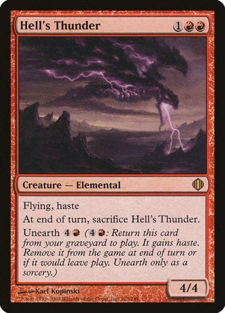 Hell's Thunder [Shards of Alara] MTG Single Magic: The Gathering  | Multizone: Comics And Games