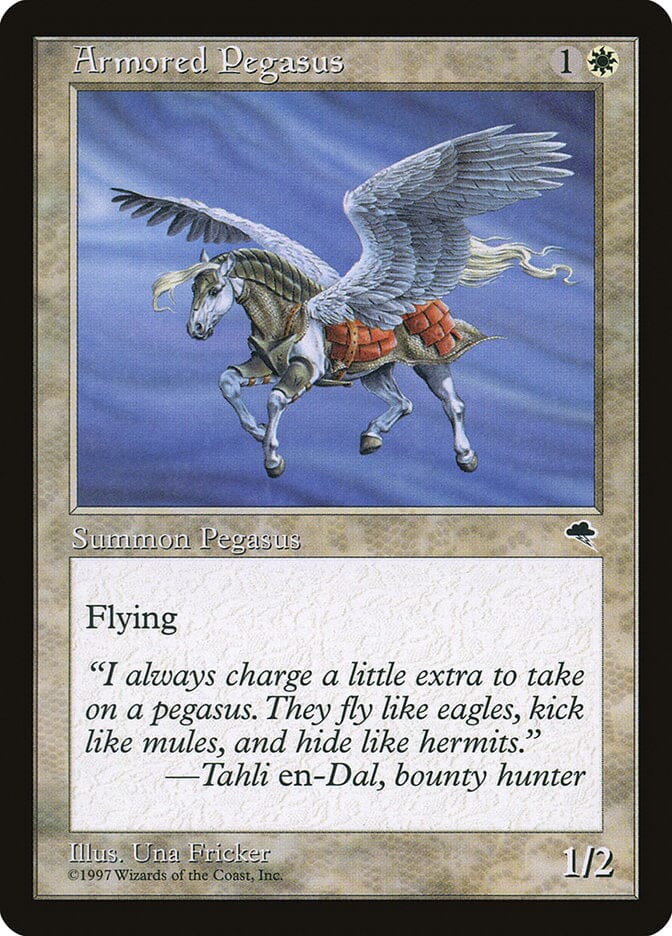 Armored Pegasus [Tempest] MTG Single Magic: The Gathering  | Multizone: Comics And Games