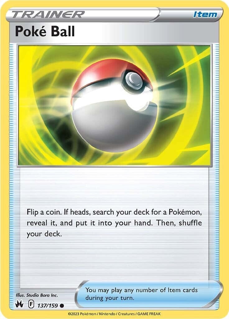 Poke Ball (137/159) [Sword & Shield: Crown Zenith] Pokemon Single Pokémon  | Multizone: Comics And Games