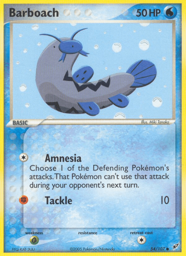 Barboach (54/107) [EX: Deoxys] Pokemon Single Pokémon  | Multizone: Comics And Games