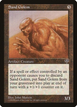 Sand Golem [Mirage] MTG Single Magic: The Gathering  | Multizone: Comics And Games