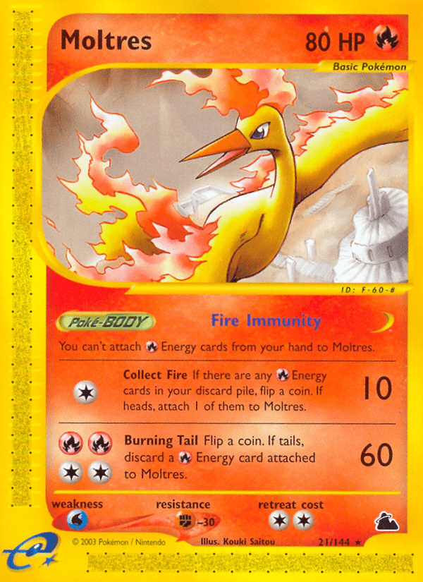 Moltres (21/144) [Skyridge] Pokemon Single Pokémon  | Multizone: Comics And Games
