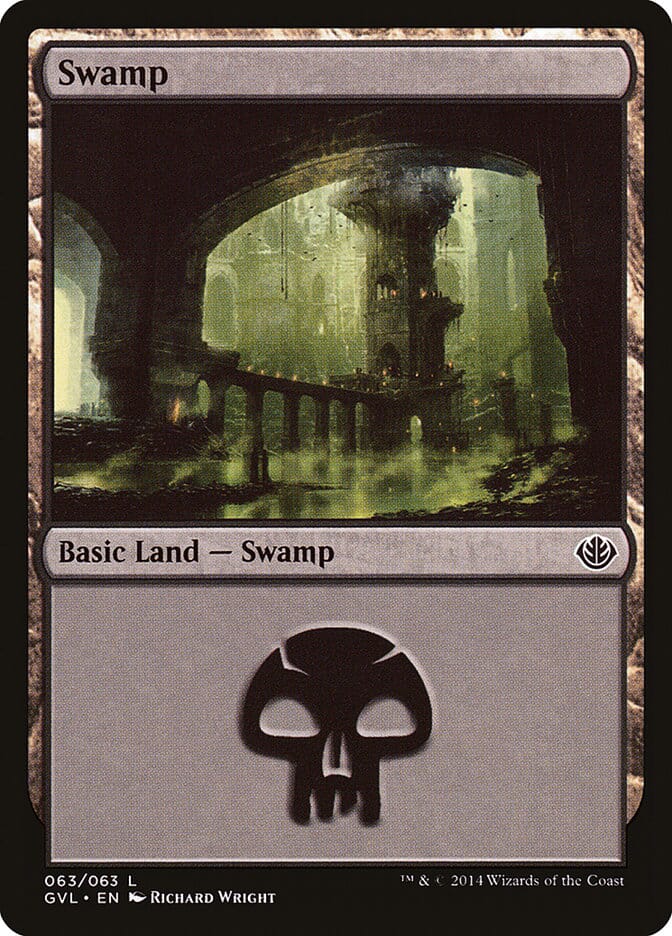 Swamp (63) (Garruk vs. Liliana) [Duel Decks Anthology] MTG Single Magic: The Gathering  | Multizone: Comics And Games