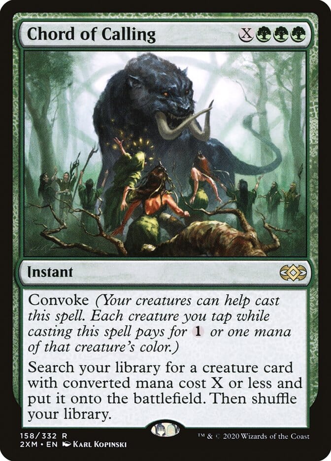Chord of Calling [Double Masters] MTG Single Magic: The Gathering  | Multizone: Comics And Games