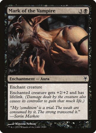 Mark of the Vampire [Duel Decks: Sorin vs. Tibalt] MTG Single Magic: The Gathering  | Multizone: Comics And Games