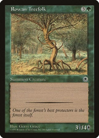 Rowan Treefolk [Portal] MTG Single Magic: The Gathering  | Multizone: Comics And Games