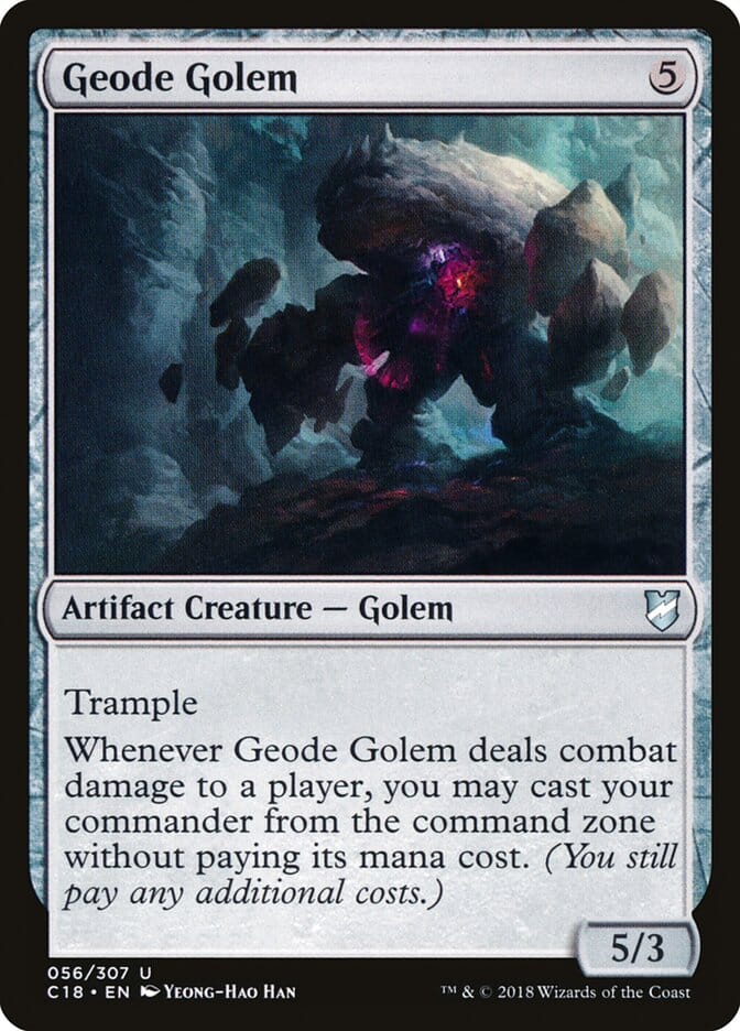 Geode Golem [Commander 2018] MTG Single Magic: The Gathering  | Multizone: Comics And Games