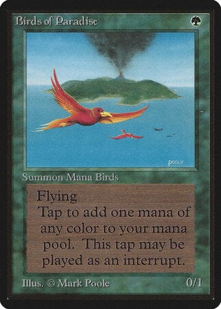 Birds of Paradise [Limited Edition Beta] MTG Single Magic: The Gathering  | Multizone: Comics And Games