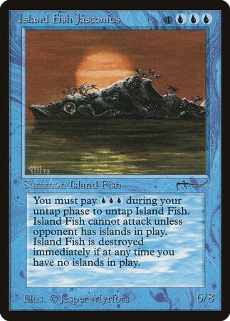 Island Fish Jasconius [Arabian Nights] MTG Single Magic: The Gathering  | Multizone: Comics And Games