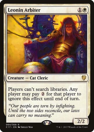 Leonin Arbiter [Commander 2017] MTG Single Magic: The Gathering  | Multizone: Comics And Games