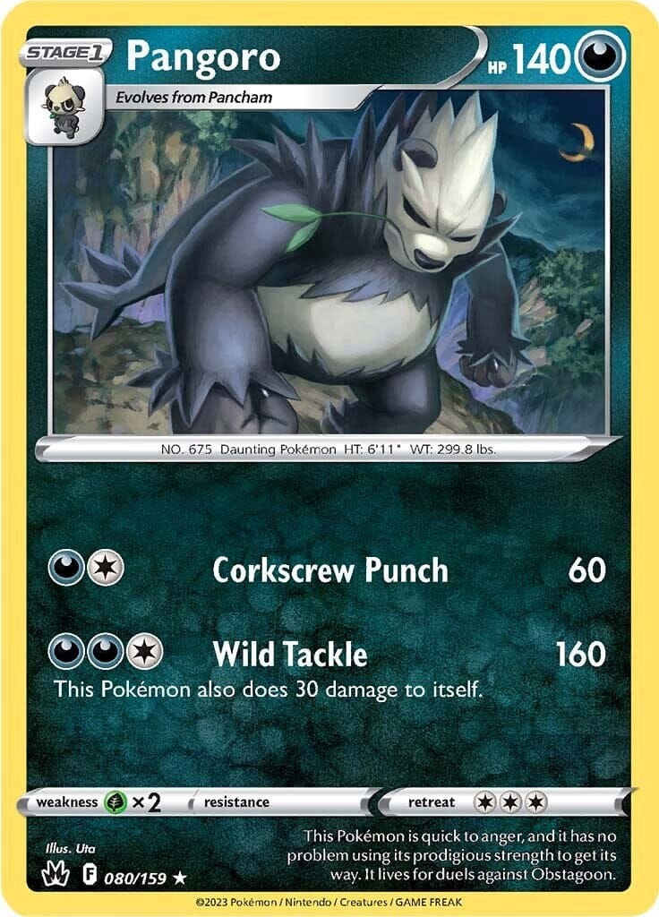 Pangoro (080/159) [Sword & Shield: Crown Zenith] Pokemon Single Pokémon  | Multizone: Comics And Games