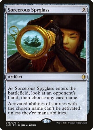 Sorcerous Spyglass [Ixalan] MTG Single Magic: The Gathering  | Multizone: Comics And Games