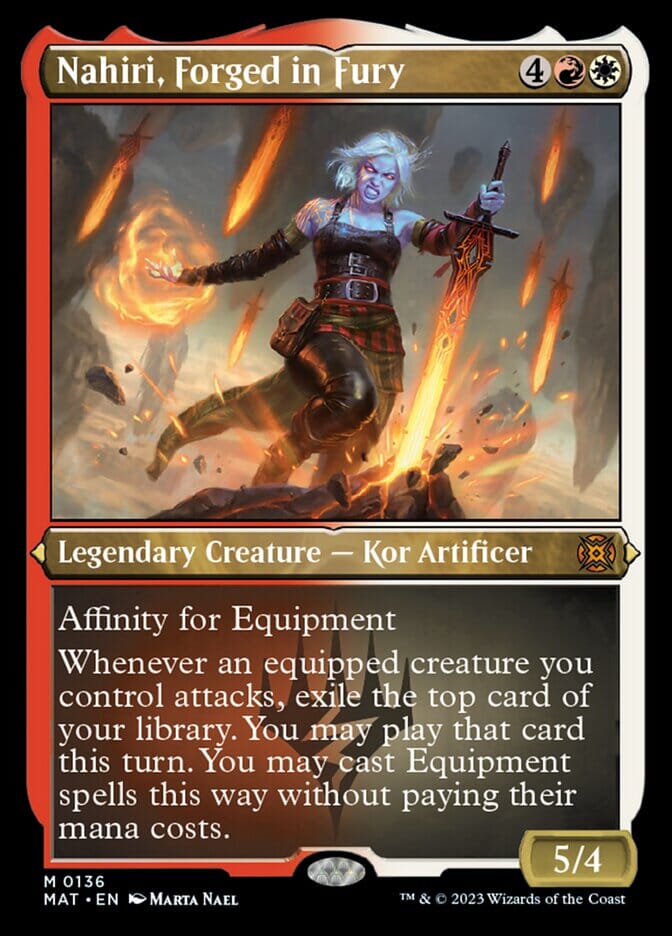 Nahiri, Forged in Fury (Foil Etched) [March of the Machine: The Aftermath] MTG Single Magic: The Gathering  | Multizone: Comics And Games