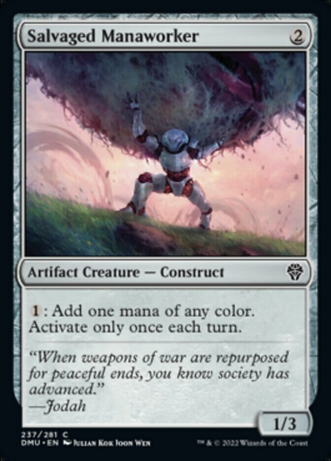 Salvaged Manaworker [Dominaria United] MTG Single Magic: The Gathering  | Multizone: Comics And Games
