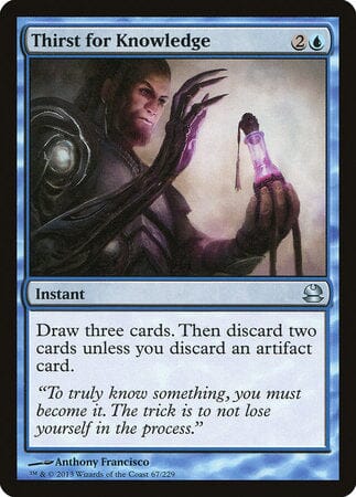 Thirst for Knowledge [Modern Masters] MTG Single Magic: The Gathering  | Multizone: Comics And Games