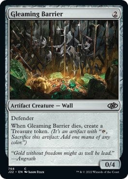 Gleaming Barrier [Jumpstart 2022] MTG Single Magic: The Gathering  | Multizone: Comics And Games