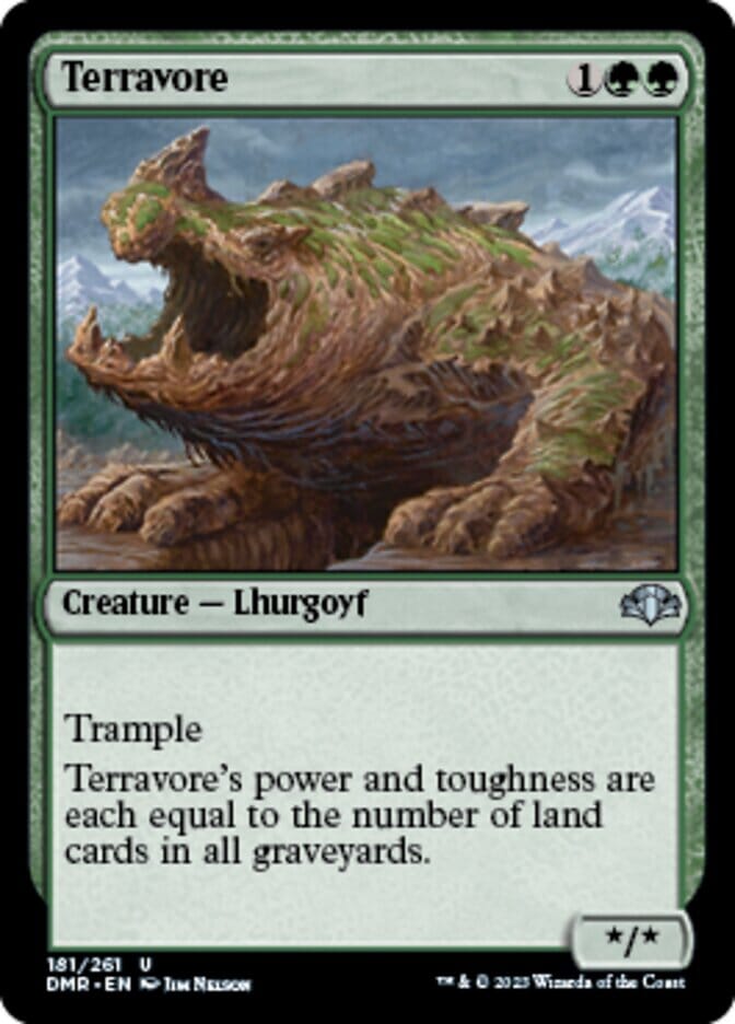 Terravore [Dominaria Remastered] MTG Single Magic: The Gathering  | Multizone: Comics And Games