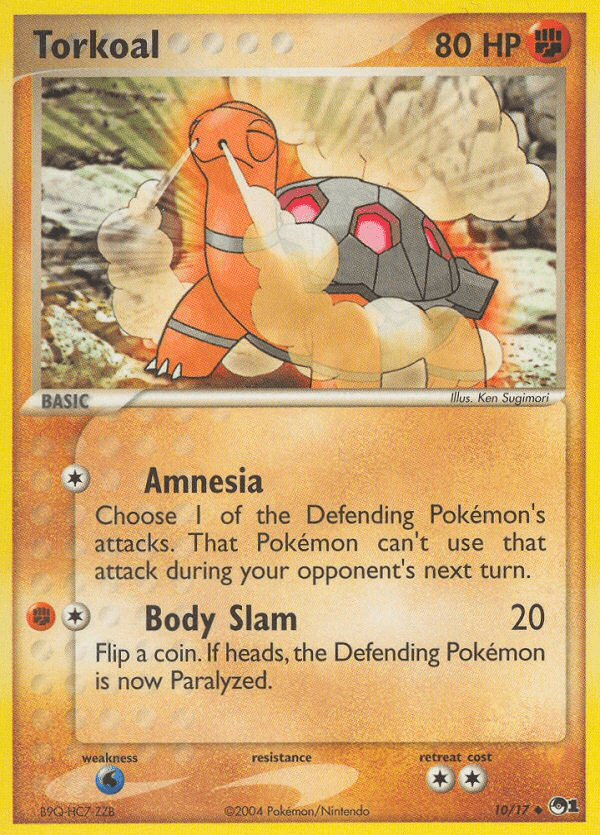 Torkoal (10/17) [POP Series 1] Pokemon Single Pokémon  | Multizone: Comics And Games