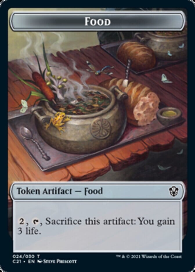 Food // Saproling Token [Commander 2021 Tokens] MTG Single Magic: The Gathering  | Multizone: Comics And Games